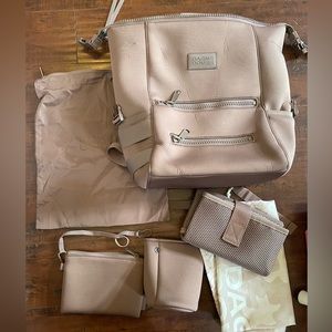 Dagne Dover Medium Indi Diaper Backpack in dune. Gently used!
